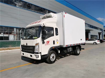 國六 重汽豪沃濰柴160馬力藍牌冷藏車(chē)
