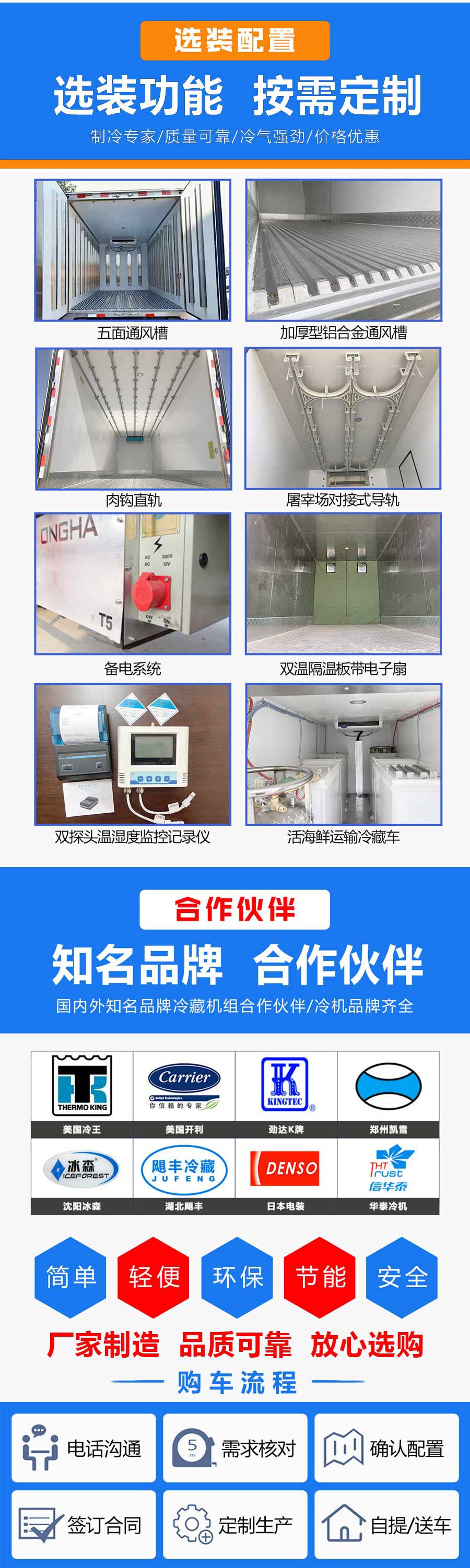 解放J6L小三軸冷藏車(chē)